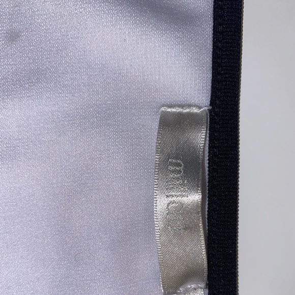 White Zip up top with black trim and lines from LF - Picture 5 of 5